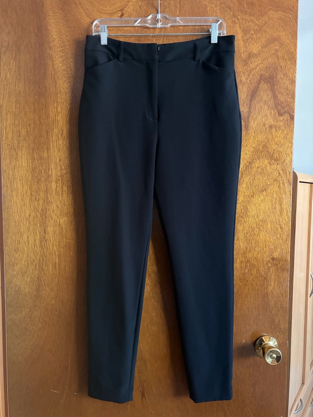 Express Skinny High Rise Editor Pants - Black - 10R